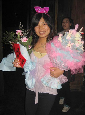 L'anniversaire de Josie, Feitz, Guilin, Chine, 7 novembre 2009