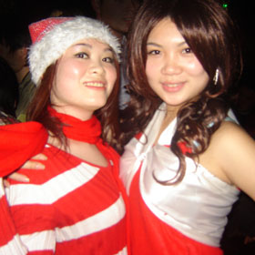 Soirée de Noël (24 décembre 2009), Feitz, Guilin, Chine